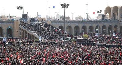 الشعب الإيراني يودع الجثمان الطاهر لـلقائد الشهيد للثورة الاسلامية